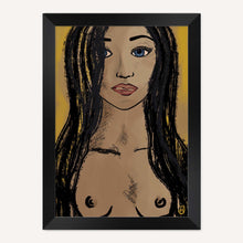 Load image into Gallery viewer, Bare Nude Female Artwork Black Frame