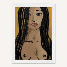 Load image into Gallery viewer, Bare Nude Female Artwork White Frame
